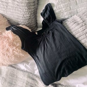 ✨ Free People ✨classic black tank top